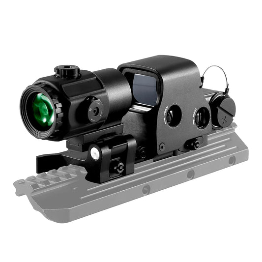 Nabila Tactical Airsoft G43 3X Magnifier Red Dot Scope QD Mount - Parry's Picks