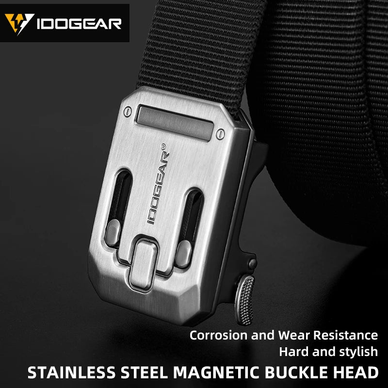 IDOGEAR Tactical Ratchet Belt 1000D Nylon Quick Release Buckle