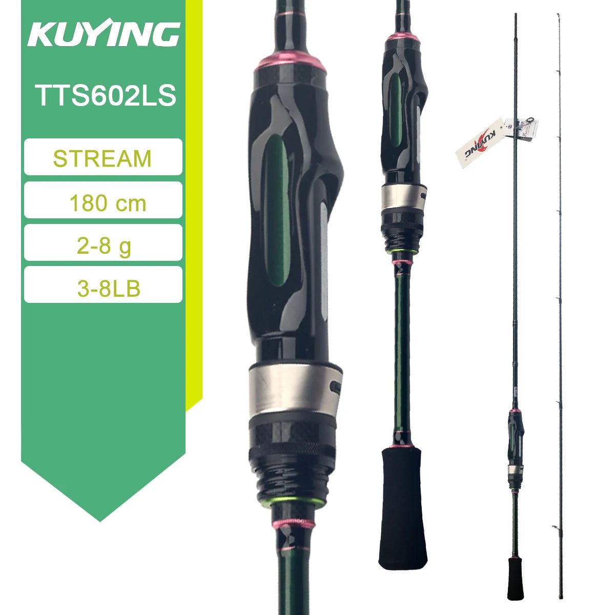 KUYING TETON Spinning Casting Rod Carbon For Lure Fishing