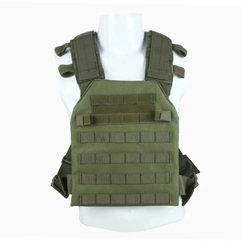 Military Tactical Plate Carrier Vest MOLLE For Airsoft Training