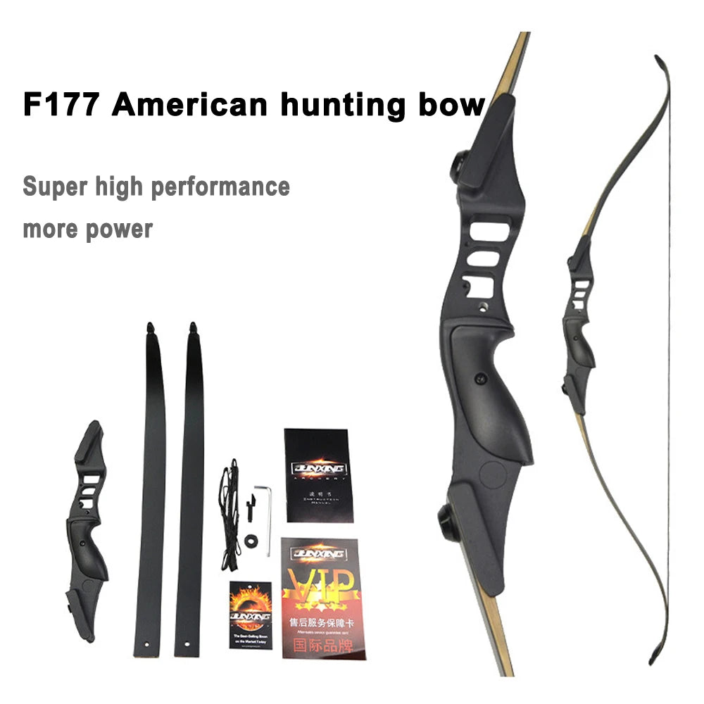 F177 American Recurve Bow 30-50lb Outdoor Archery Equipment