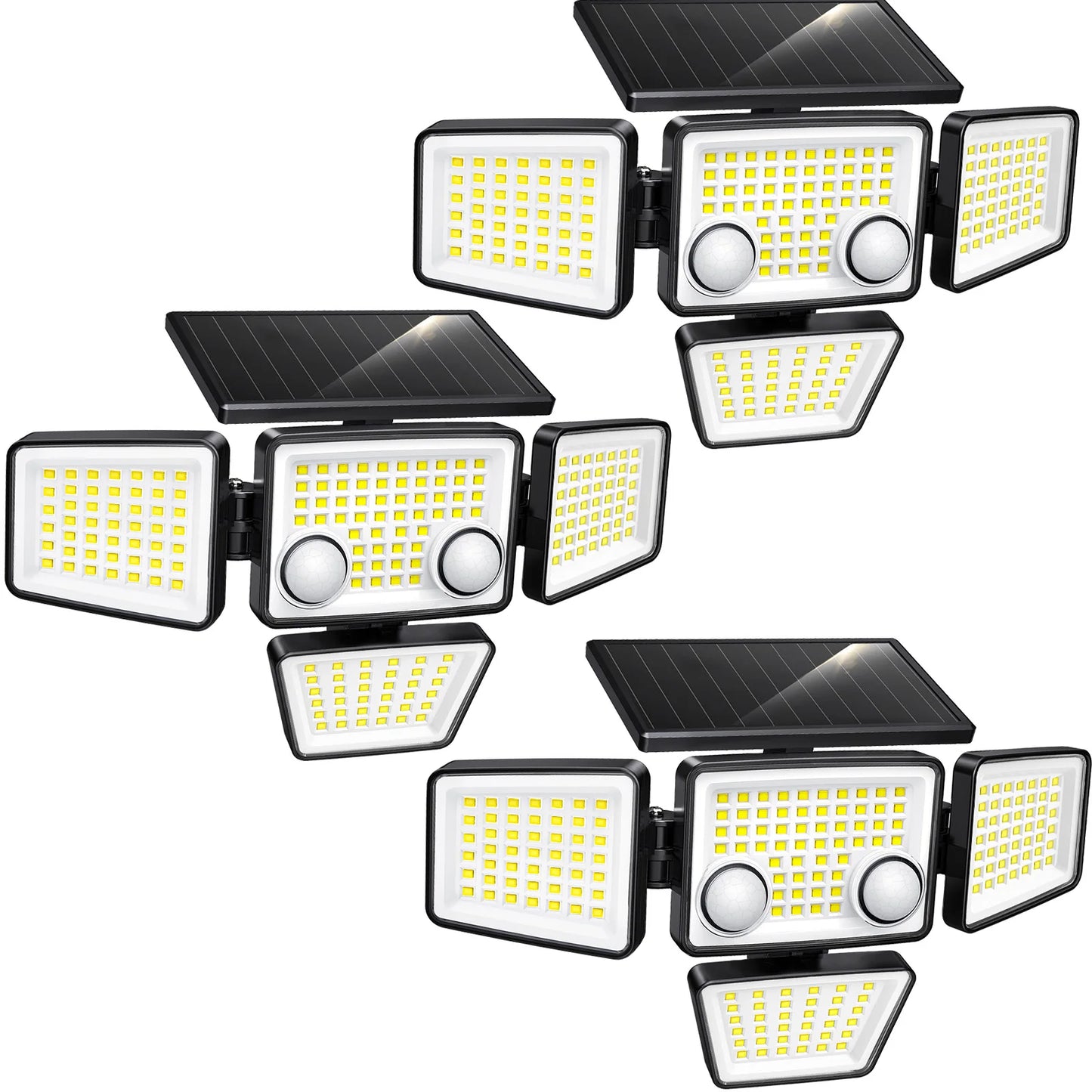 SZRSTH Solar Outdoor Lights 3000LM LED Motion Sensor Flood Lights
