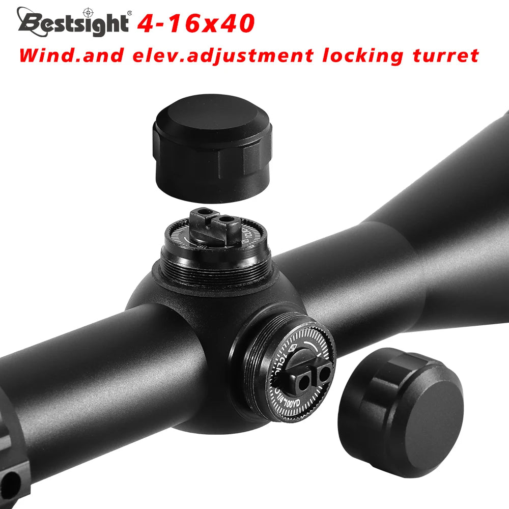 Nabila 4 to 16x40 AOEG Rifle Scope Illuminated Dot