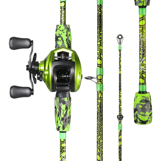 Sougayilang Baitcasting Rod and Reel Combo 30 Ton Carbon Fiber for Bass - Parry's Picks