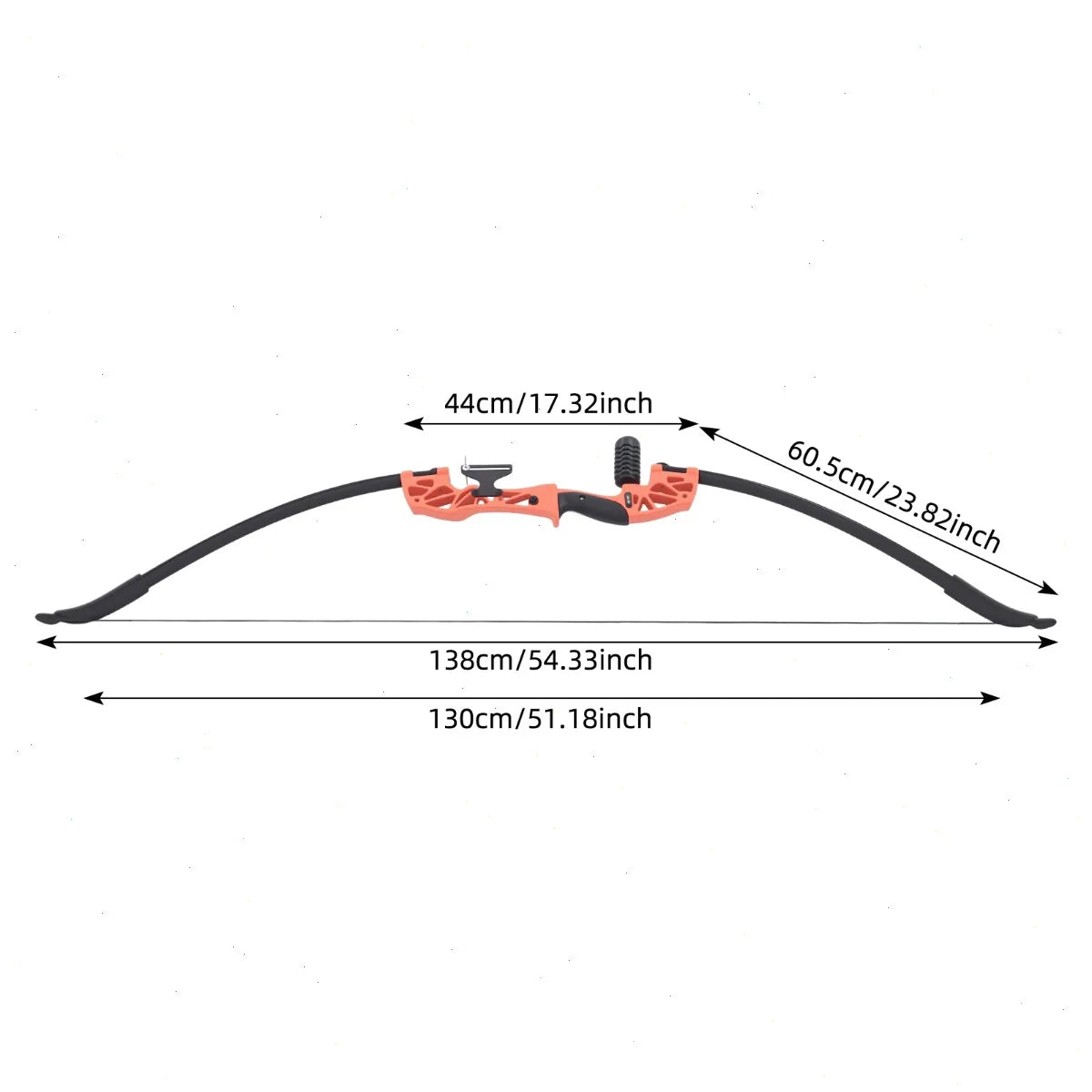 Recurve Bow and Arrow Set For Target Practice Archery Training