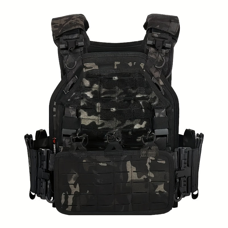 YAKEDA Pro Adjustable Tactical Vest With Quick Buckle