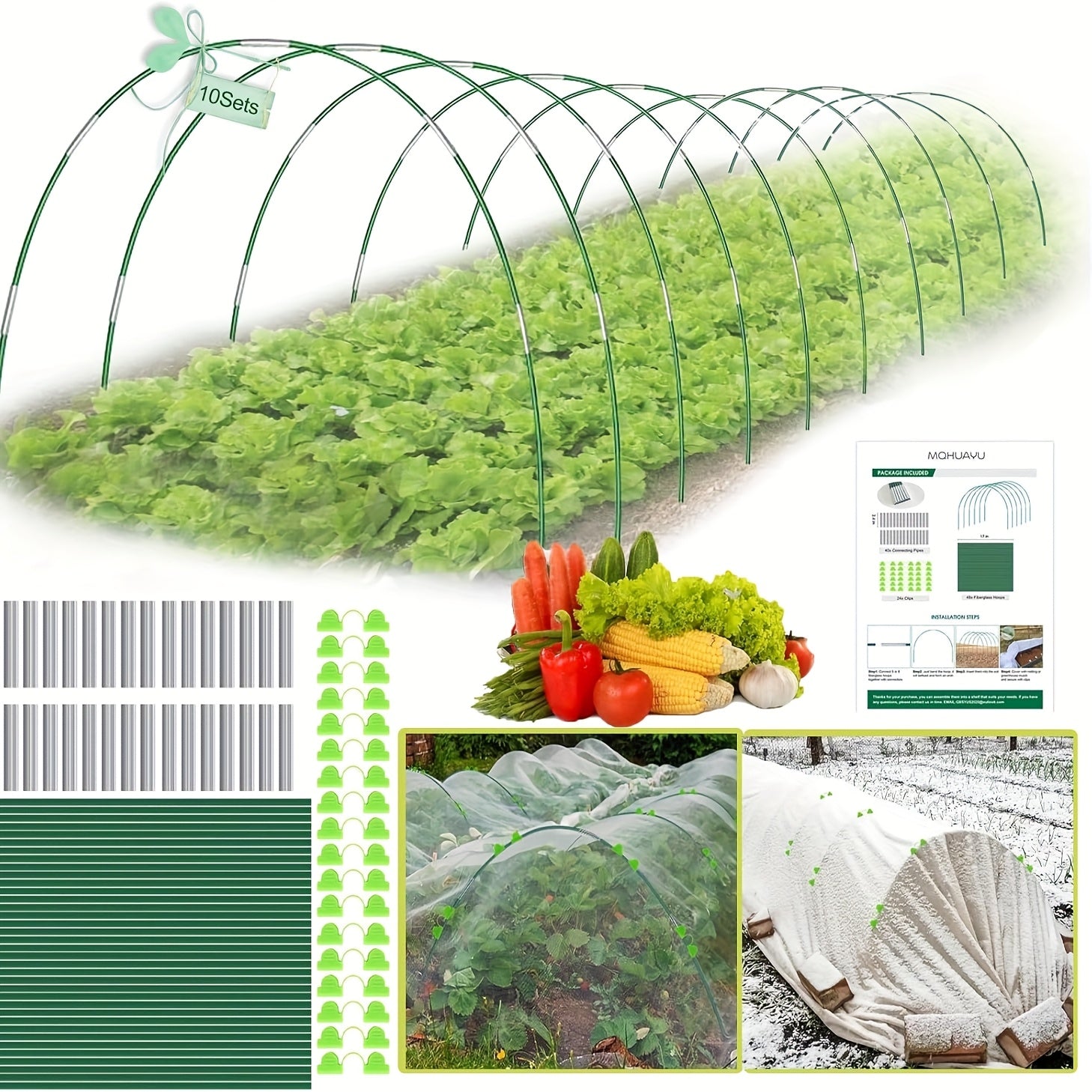 Garden Hoops For Raised Beds And Plant Support Solutions - Parry's Picks