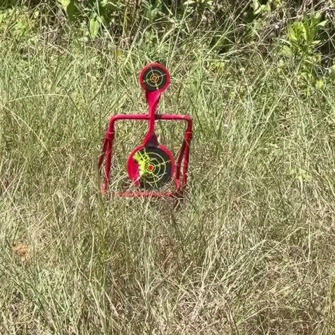 Double Blast Spinner Shooting Target Pack Paper Targets