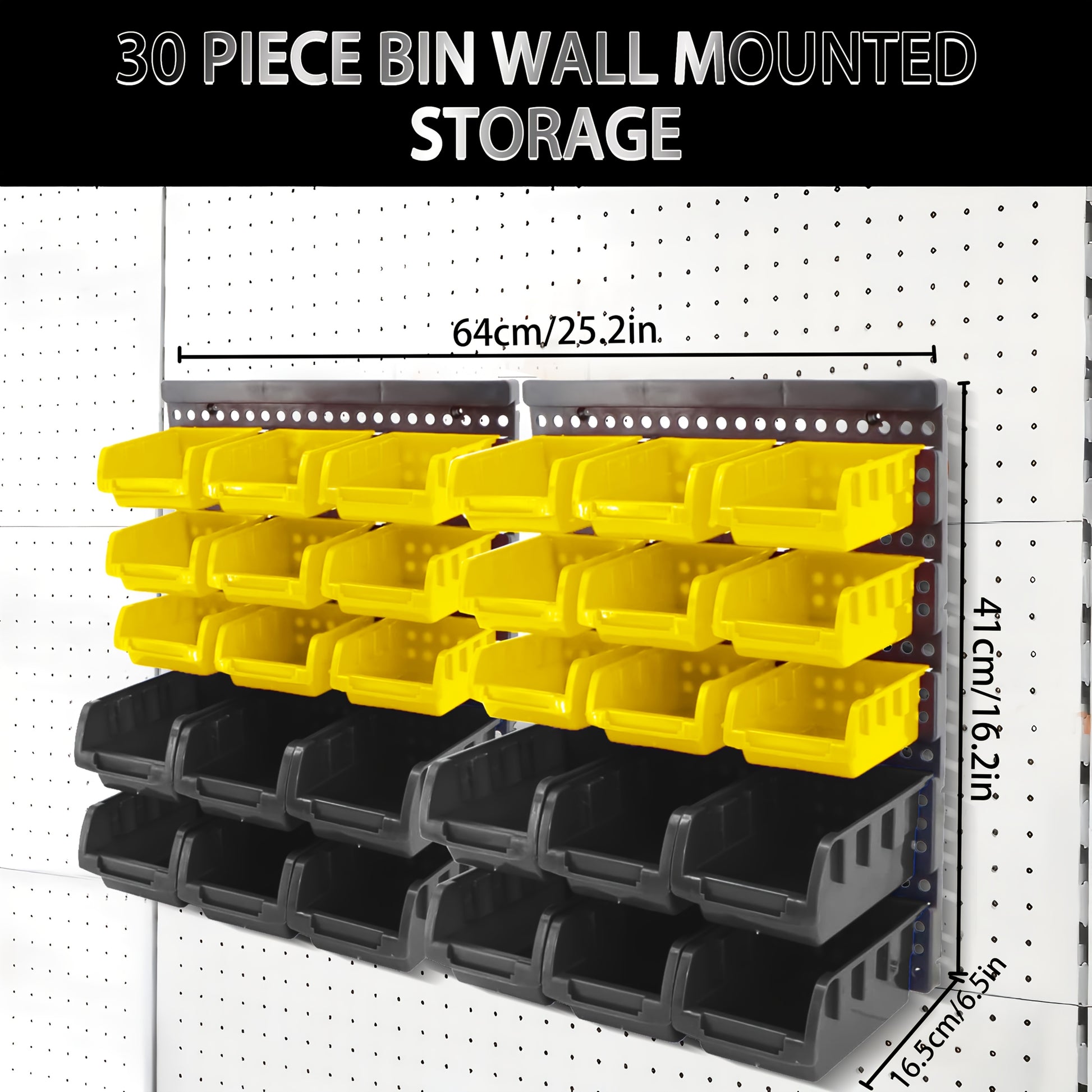 Wall-Mounted Storage Rack System for Tools and Hardware - Parry's Picks