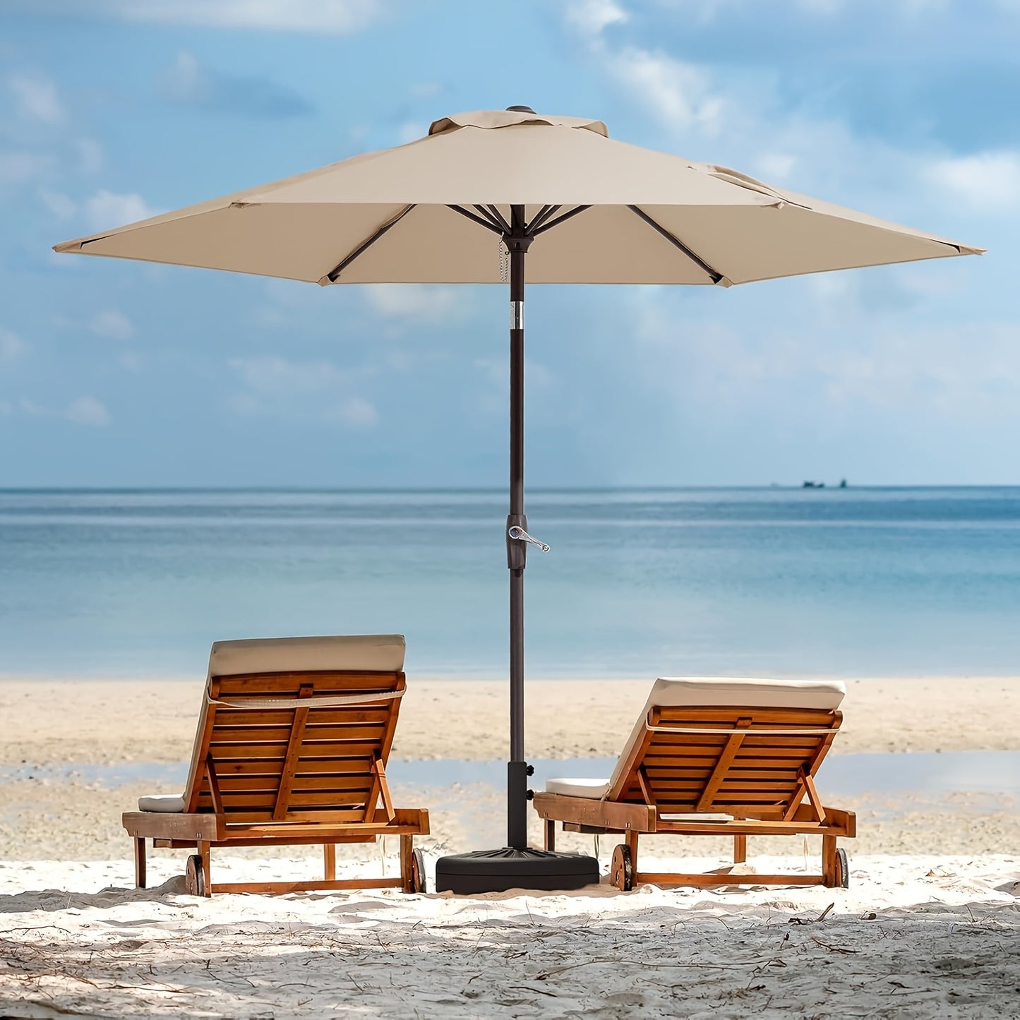 Durable Outdoor Patio Umbrella with Easy Tilt and Crank System - Parry's Picks