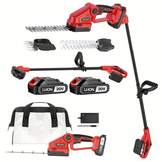 Cordless Grass Shear and Shrub Trimmer with Rechargeable Battery - Parry's Picks