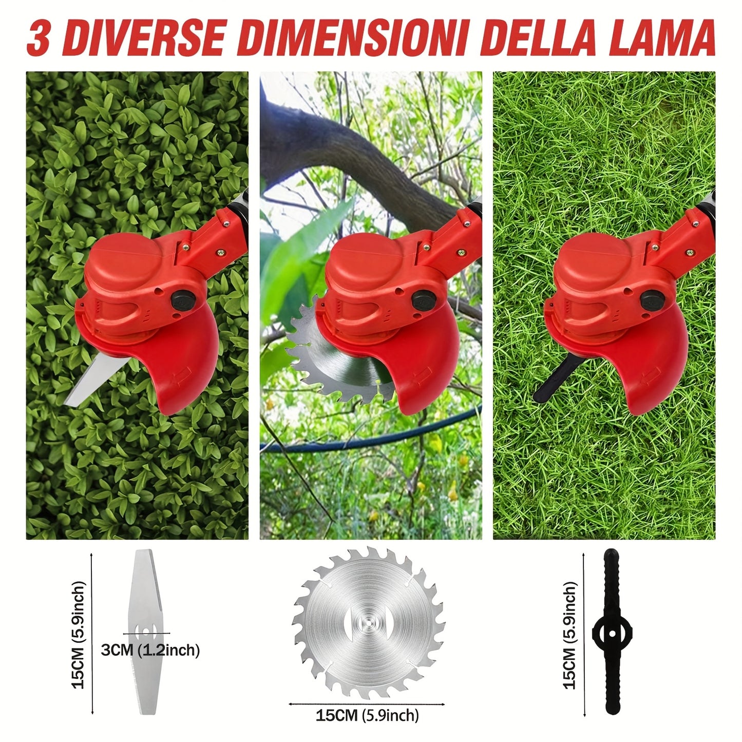 Cordless Electric Weed Wacker for Effortless Lawn Care