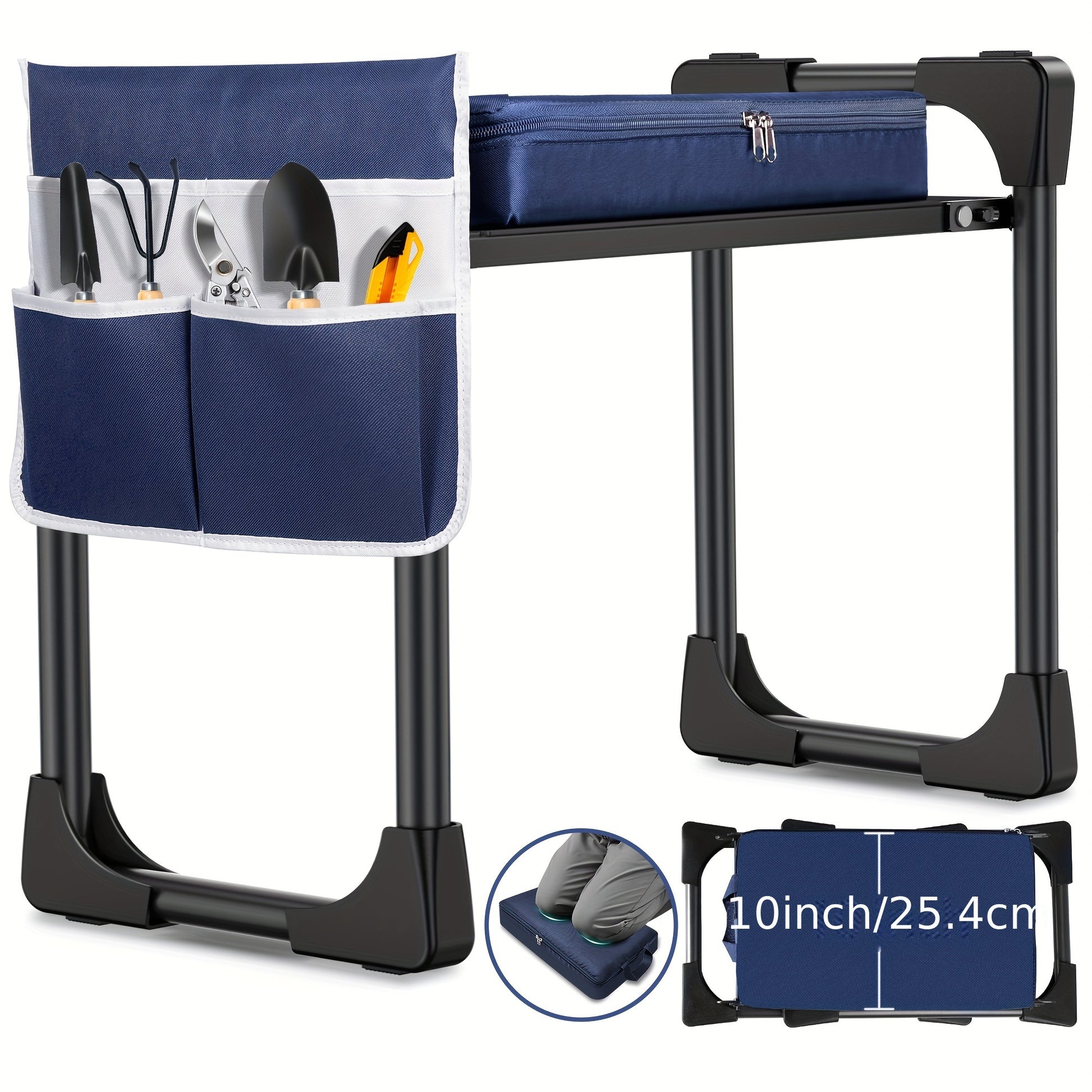 Upgraded Foldable Garden Kneeler and Seat with Tool Bag - Parry's Picks