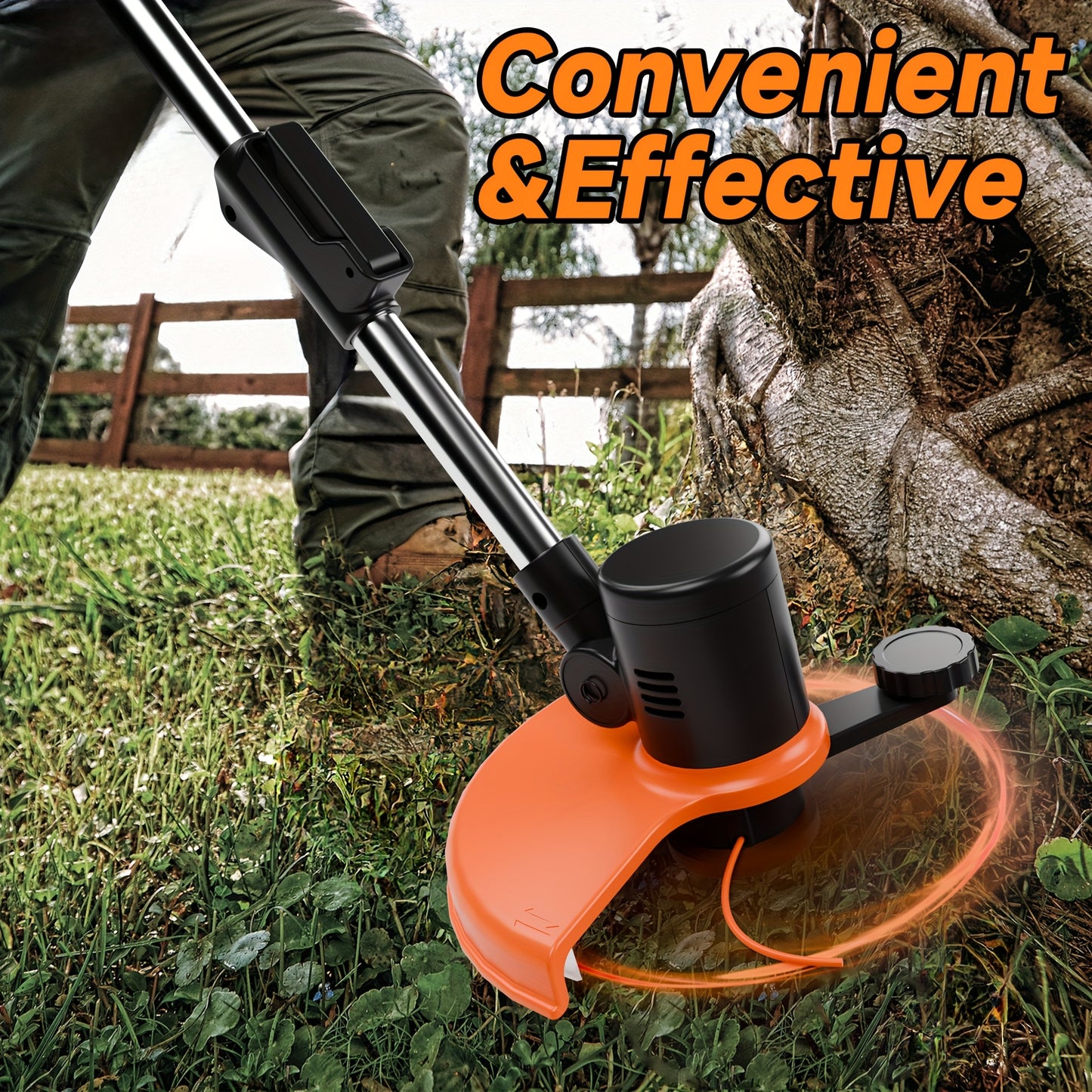 ZNZOEY 3-in-1 Cordless Grass Trimmer and Lawn Edger