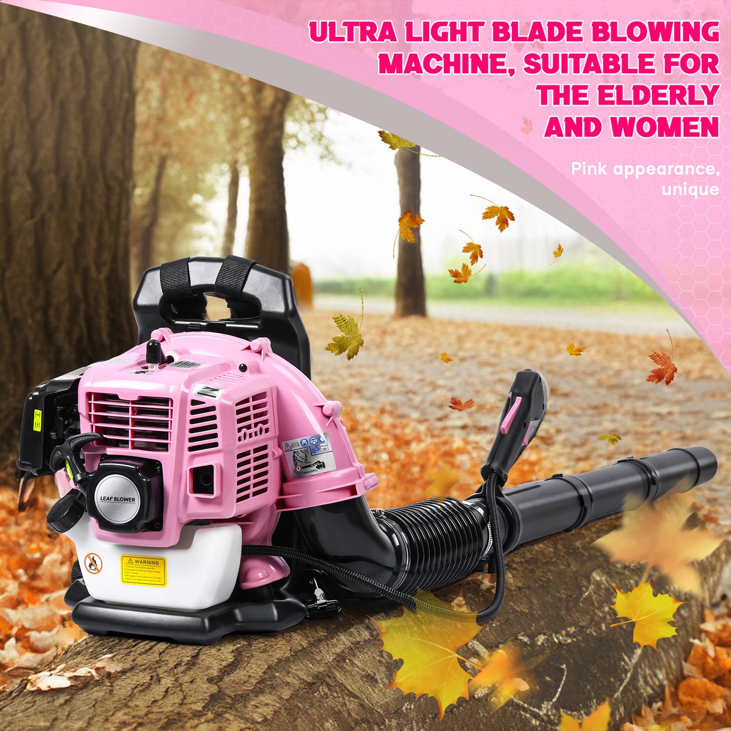 Gas Backpack Leaf Blower For Efficient Yard Cleanup Leaves