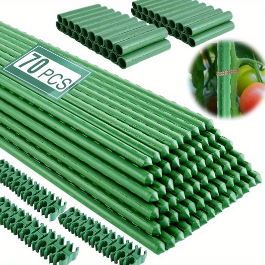 Durable Garden Stakes with Connectors and Clips for Plants - Parry's Picks