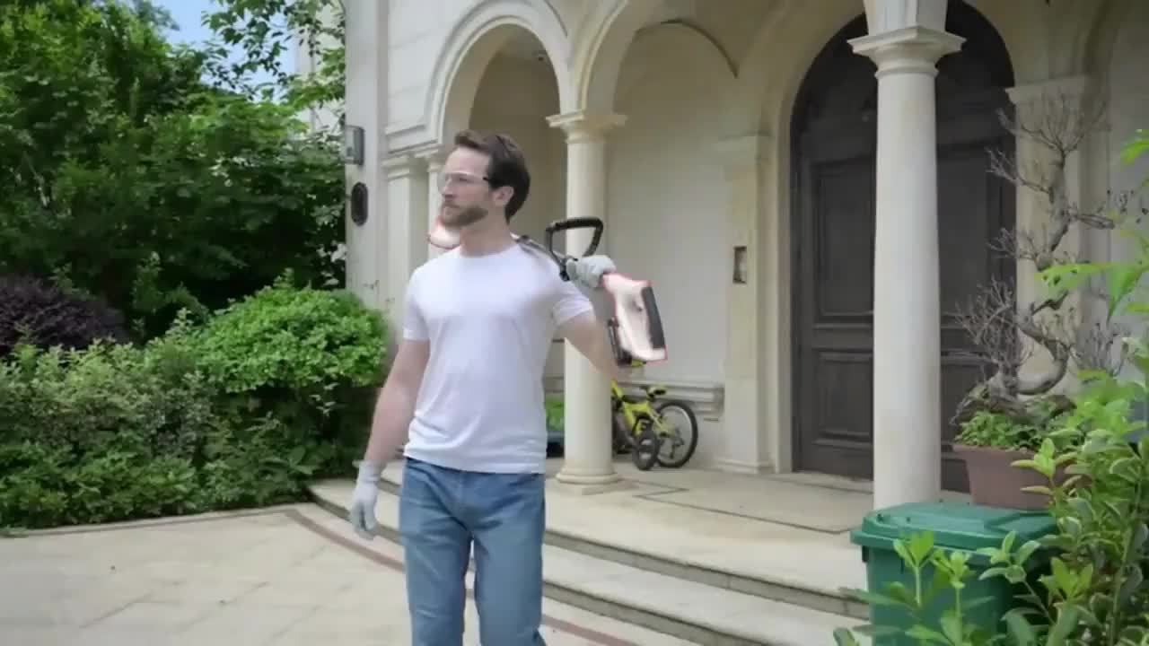 Cordless Weed Wacker Brush Cutter with Rechargeable Batteries and Charger