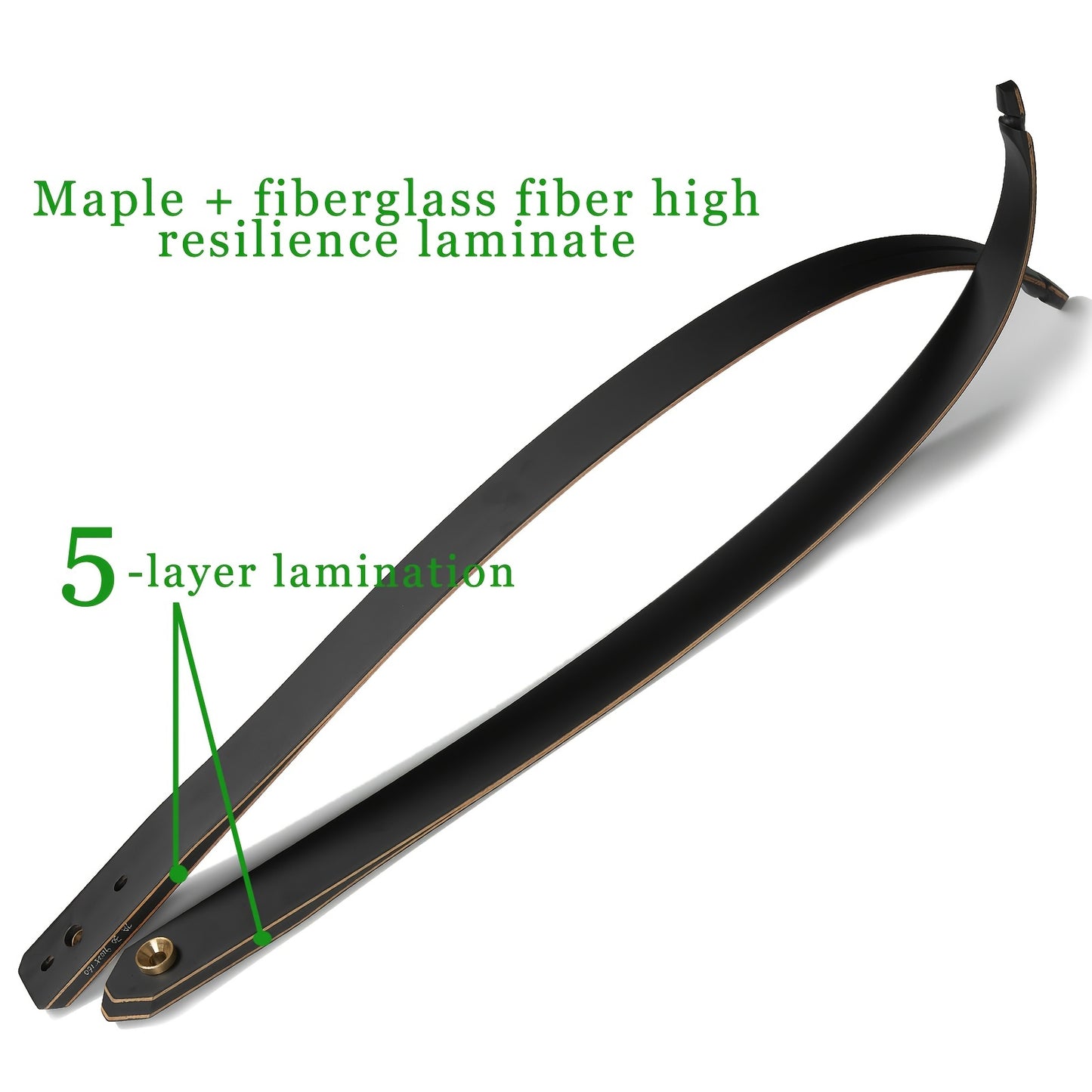 1pc Right-Handed Wooden Recurve Bow Set for Adults - 60" Takedown Archery Bow with 30-50lbs Pull, Ideal for Hunting and Target Practice - For Archery Enthusiasts - Suitable for Independence Day, Labor Day, Father'S Day