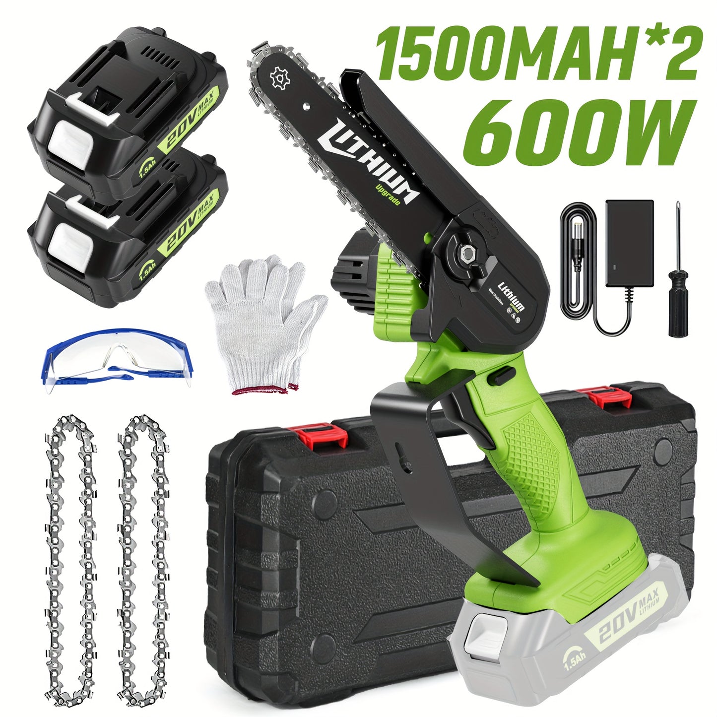 Cordless Mini Chainsaw For Effortless Wood Cutting And Pruning - Parry's Picks