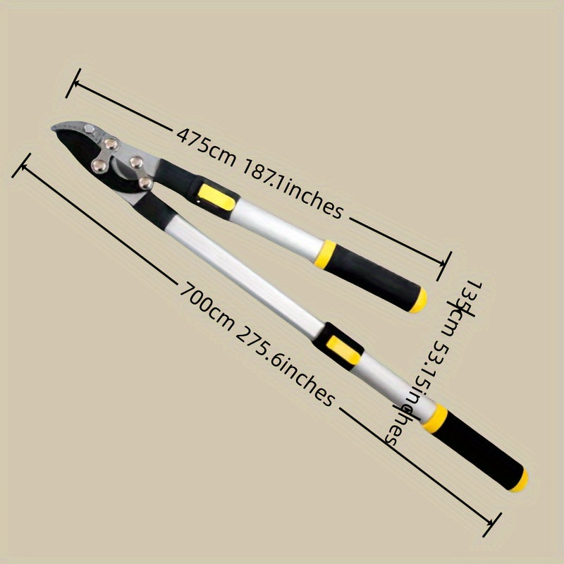 Aluminum Alloy Telescopic Pruning Shears for Gardeners and Landscapers