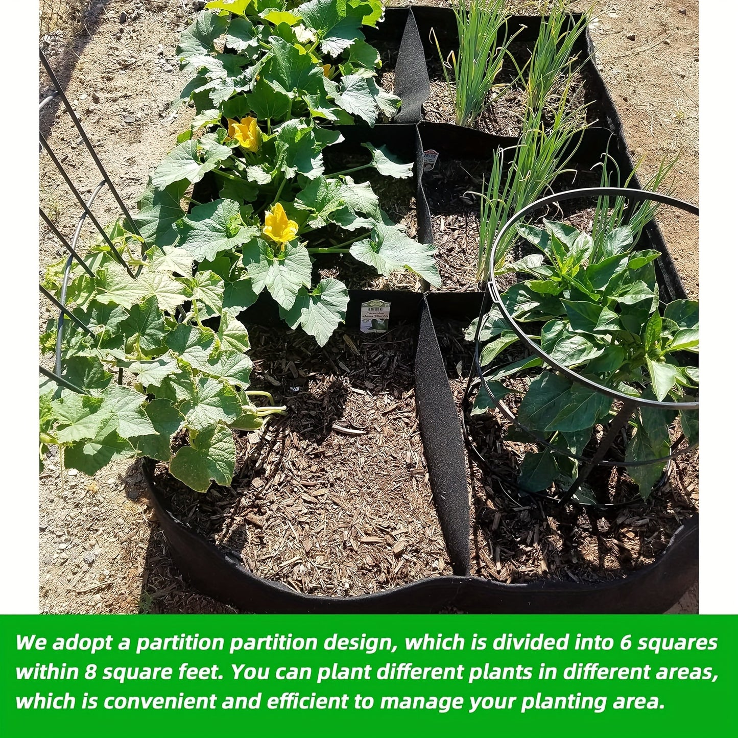 Garden Bed Grow Bags for Vegetables and Flowers Planting Container - Parry's Picks