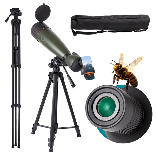 Fetch Falcon Spotting Scope Long Range With Tripod Kit