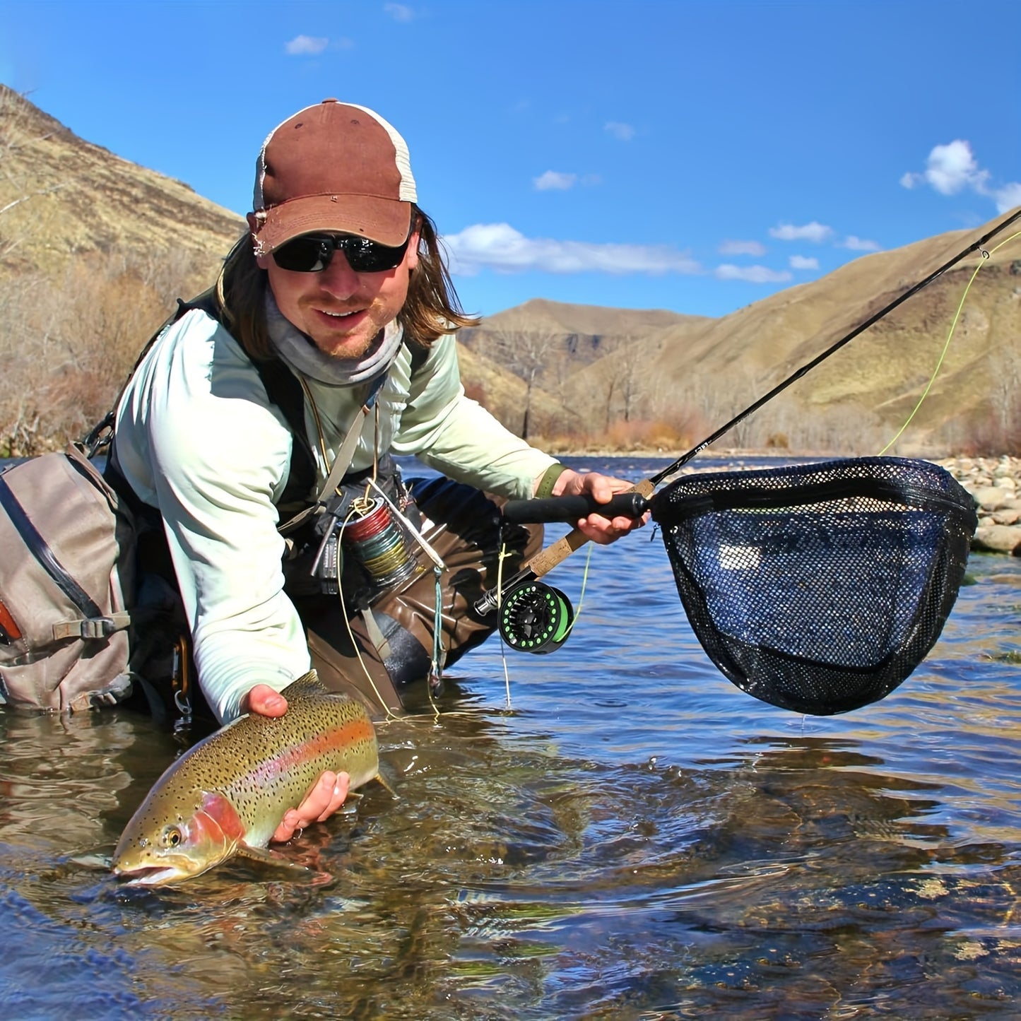 Fly Fishing Rod And Reel Combo Ultra Lightweight Graphite