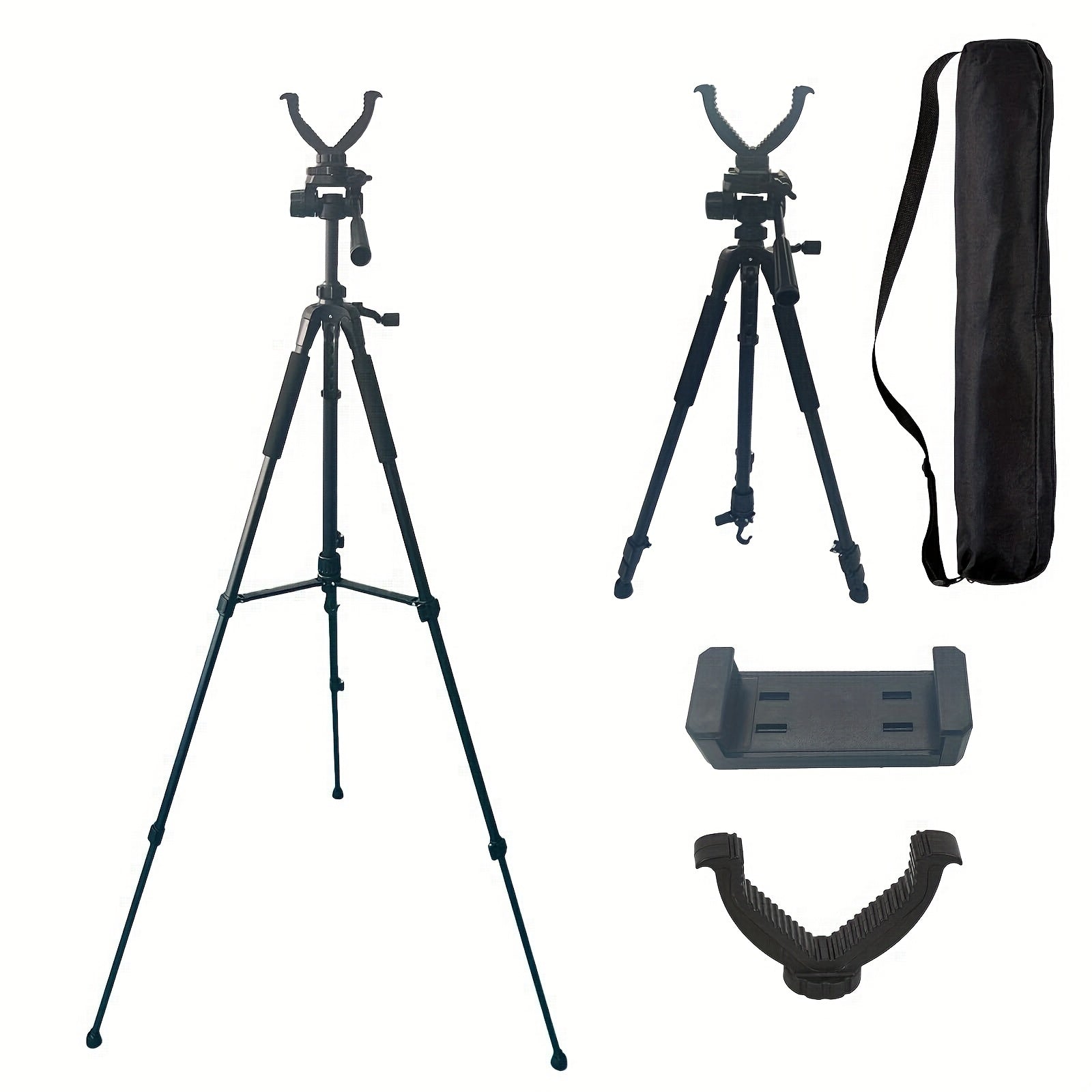 Adjustable V-Shaped Fork Shooting Tripod for Versatile Hunting Use - Parry's Picks