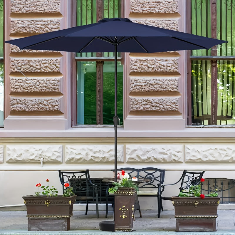 Durable Outdoor Patio Umbrella with Easy Tilt and Crank System - Parry's Picks