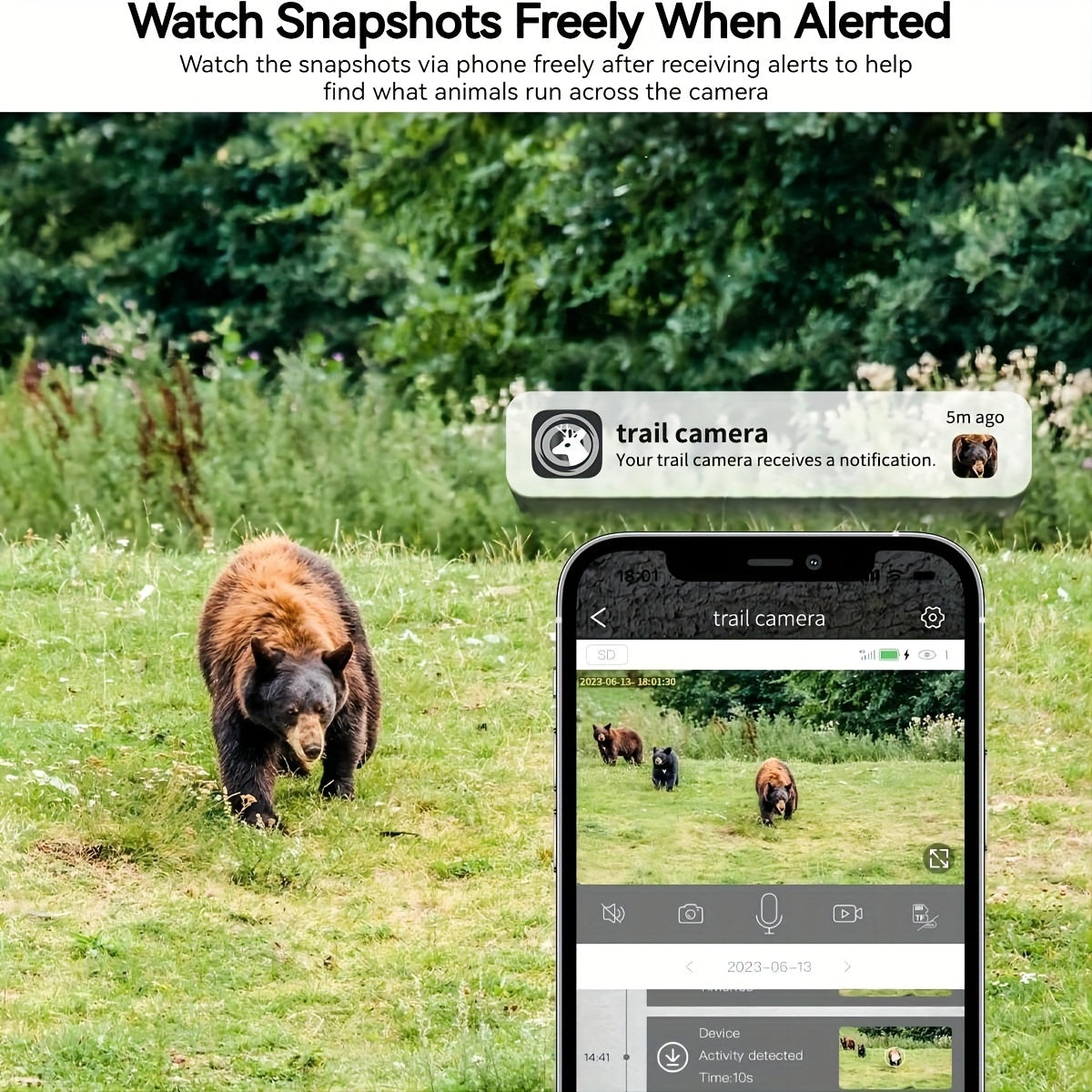 4G LTE Trail Camera With Solar Panel And Night Vision