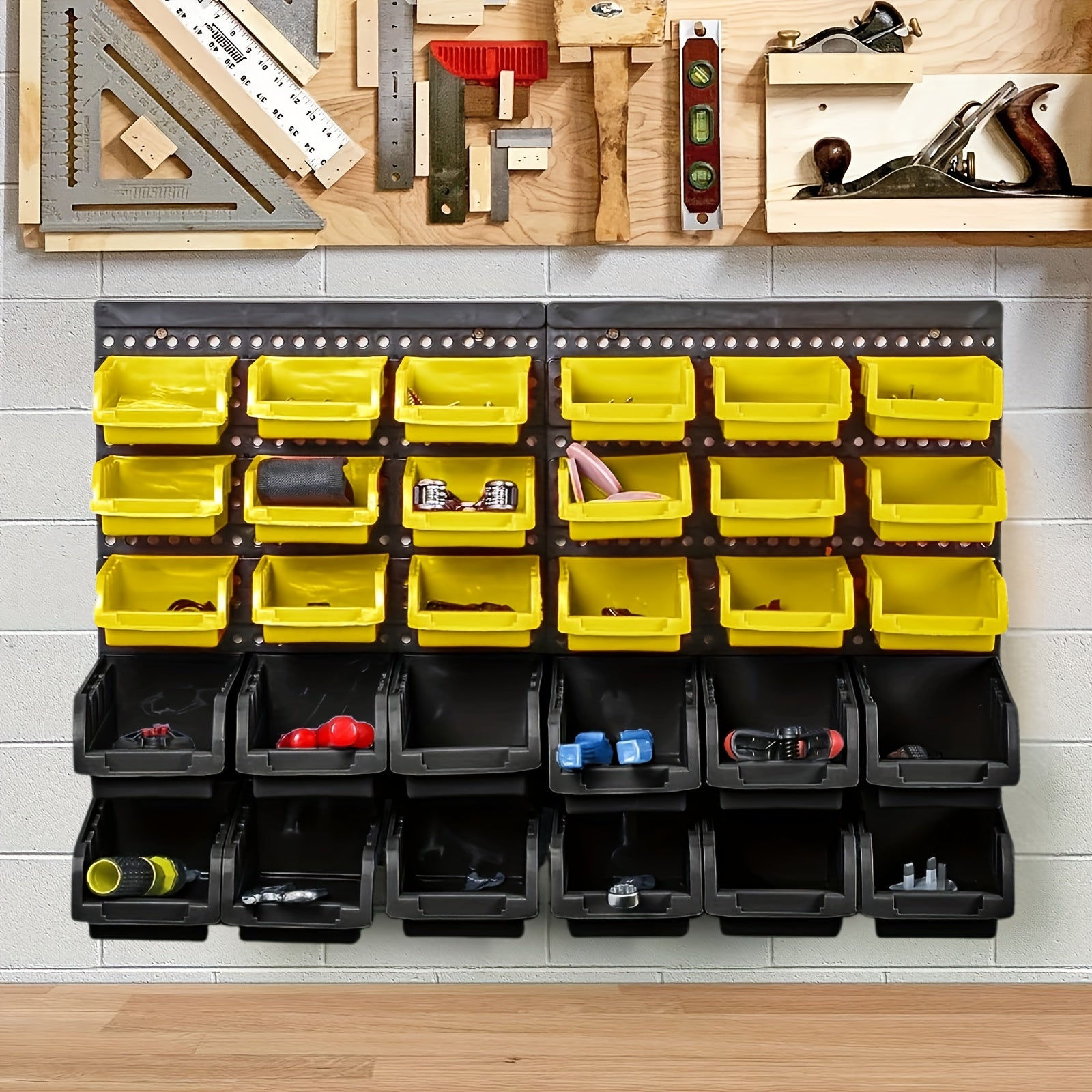 Wall-Mounted Storage Rack System for Tools and Hardware - Parry's Picks