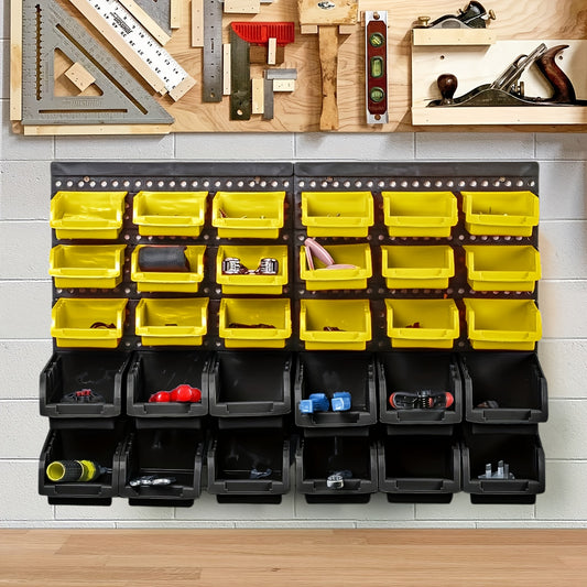 Wall-Mounted Storage Rack System for Tools and Hardware - Parry's Picks
