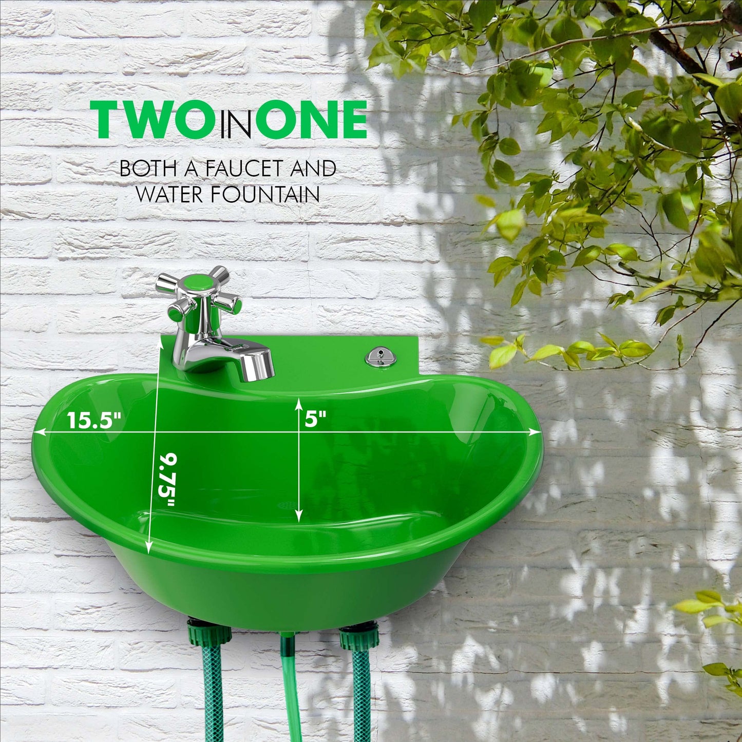 Tribello Outdoor Sink And Drinking Fountain 2 In 1