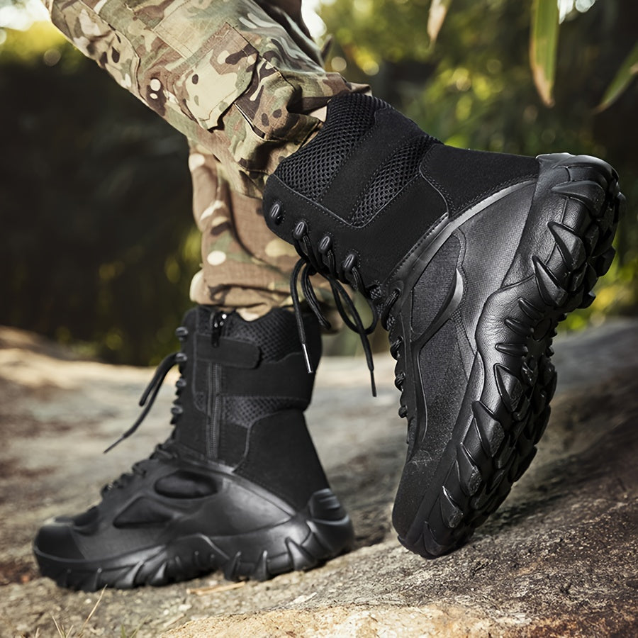 Men's High-Top Tactical Boots For Hiking Work Hunting All Season - Parry's Picks