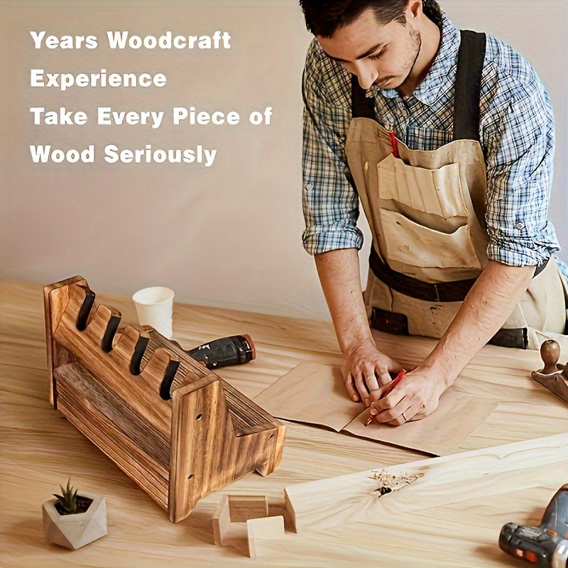 Heavy-Duty Solid Wood Gun Rack With Drawer Organizer - Parry's Picks