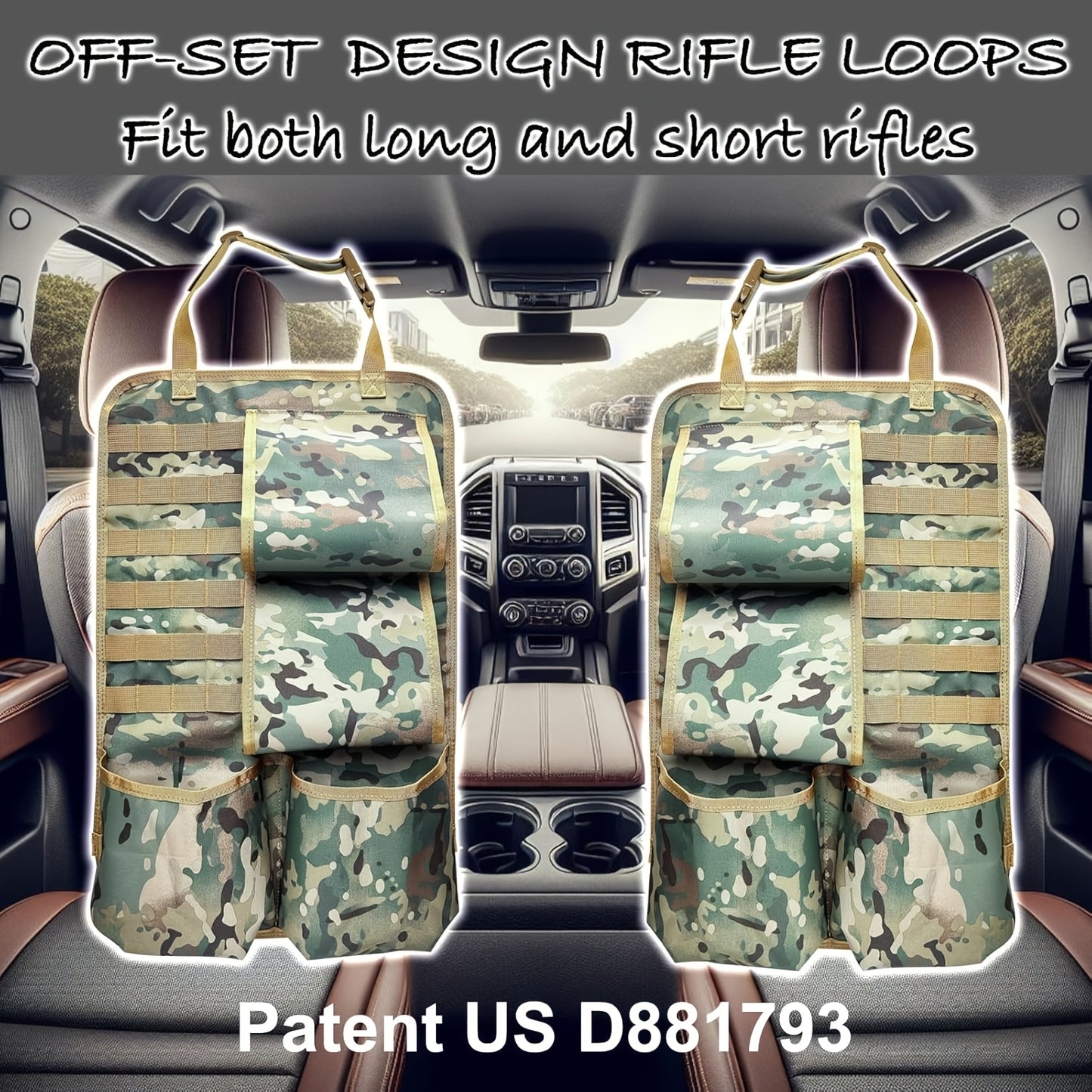 Automotive Gun Racks Vehicle Seat Back Organizer for Hunting - Parry's Picks