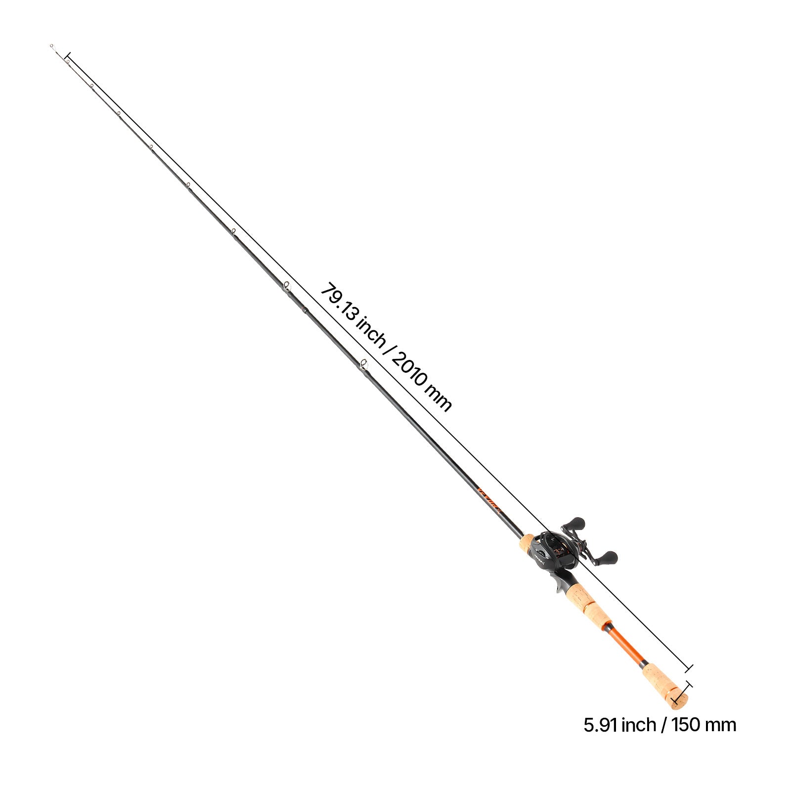 VEVOR IM7 Carbon Fiber Baitcasting Rod And Reel Combo - Parry's Picks