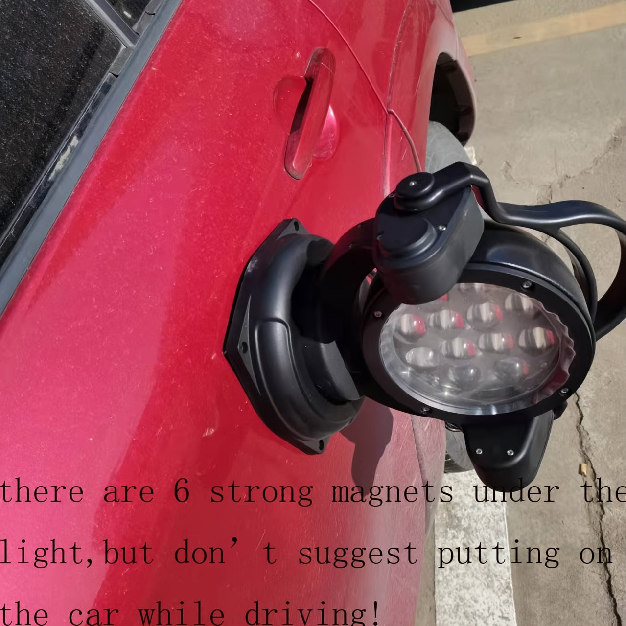 LED Search Light with 360 Degree Rotating Magnetic Base - Parry's Picks