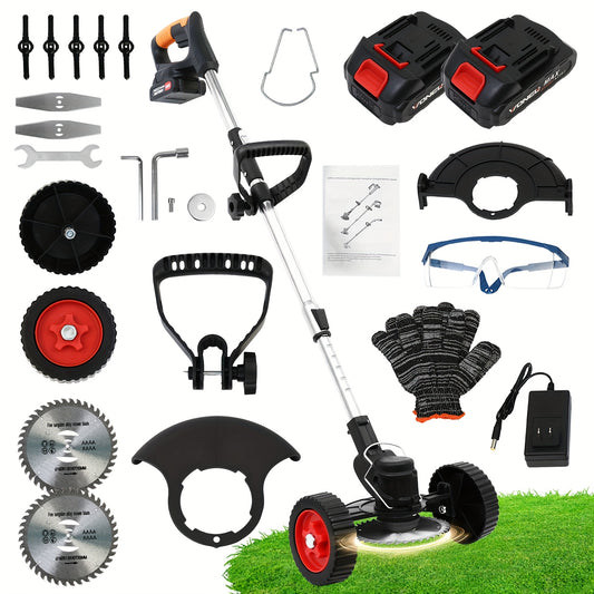 Powerful 24V Cordless Electric Weed Eater with 4-in-1 Functions - Parry's Picks
