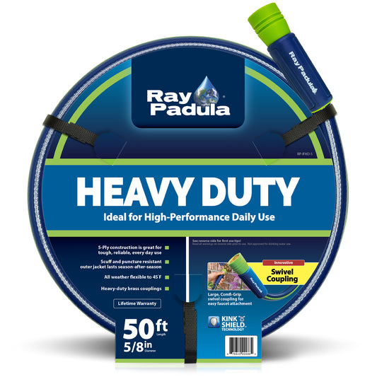 Ray Padula Heavy Duty Garden Hose with Kink Shield Technology