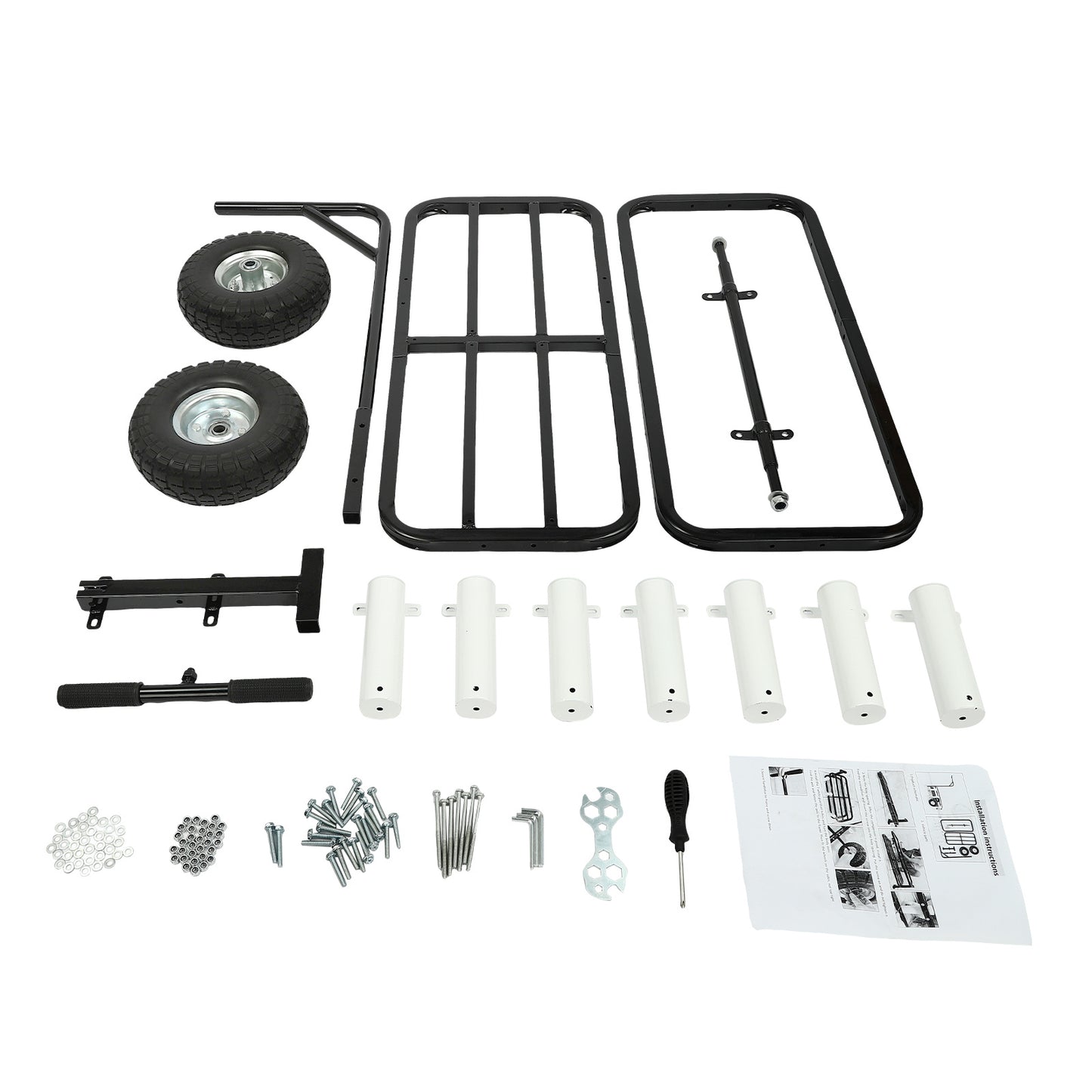 Durable All-Terrain Rubber Rolling Casters for Outdoor Adventures