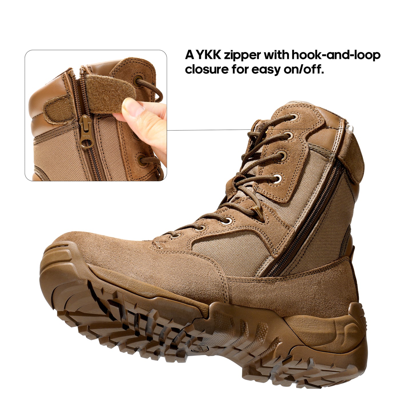 NORTIV 8 Men's Waterproof Tactical Boots for Outdoor Activities - Parry's Picks