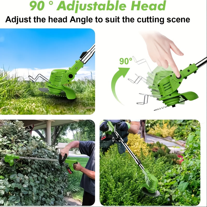 Cordless Electric Weed Wacker with Batteries and Charger - Parry's Picks