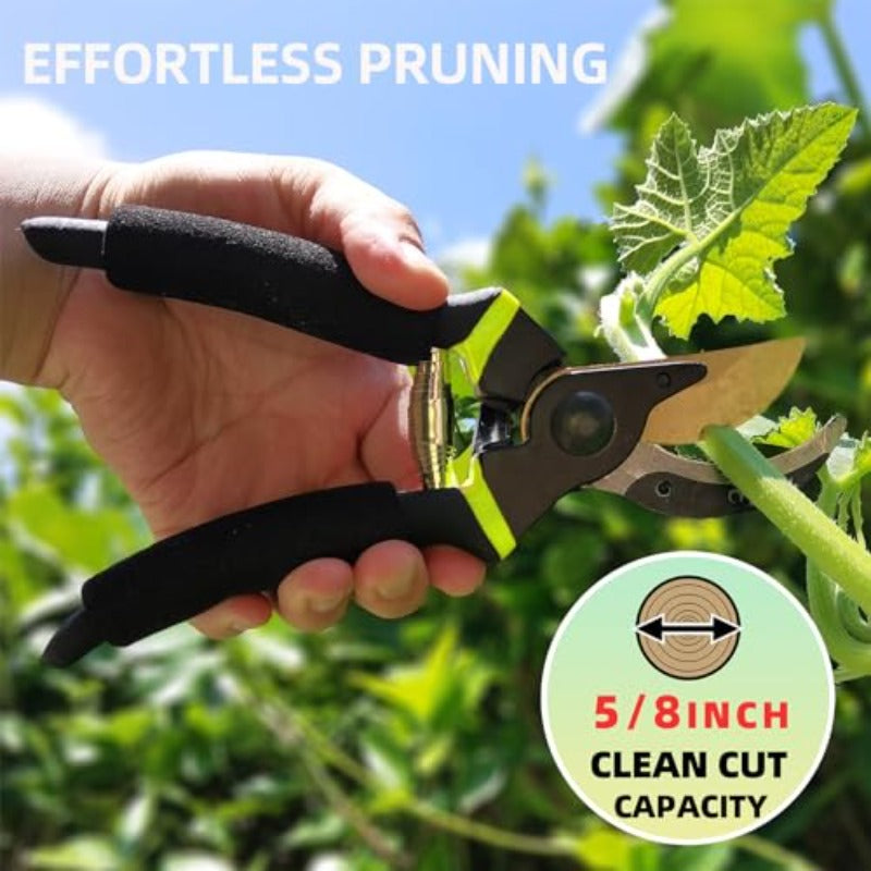 Heavy Duty Garden Loppers Hedge Clippers Pruners Combo