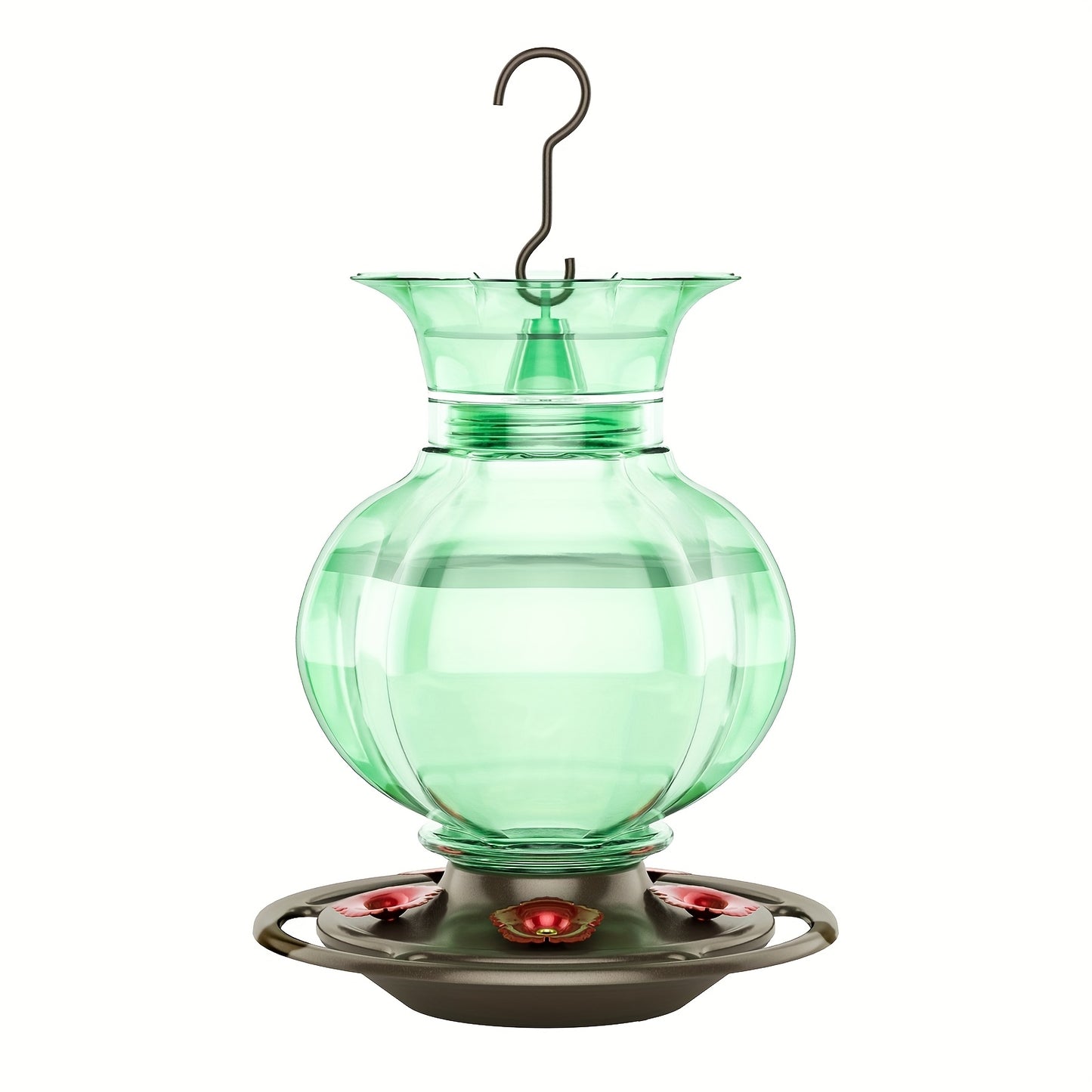Hummingbird Feeder Glass Design with Flower Feeding Ports - Parry's Picks