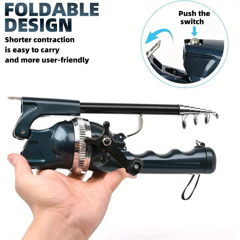 Telescopic Fishing Rod And Reel Combo All In One Saltwater