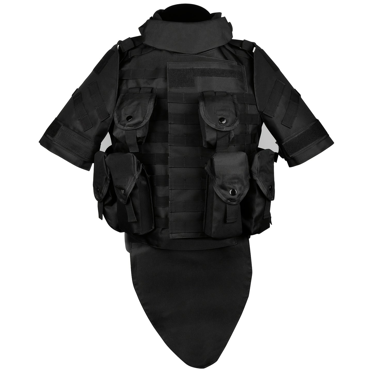 Tactical Nylon Vest With Molle System And Multiple Pockets