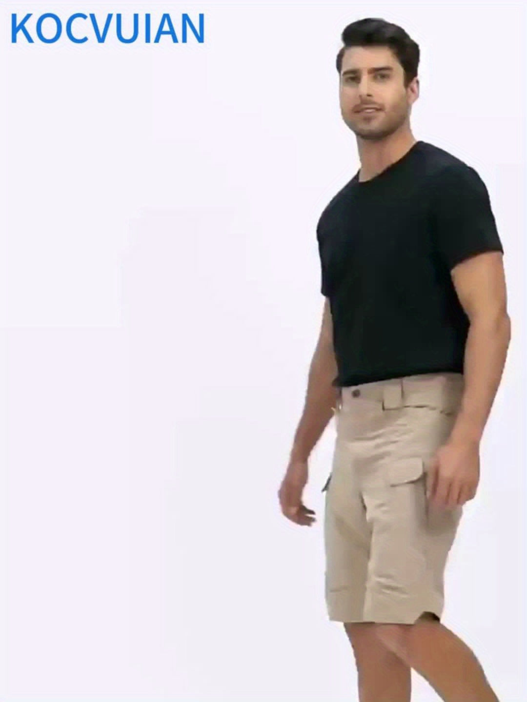 Mens Cargo Hiking Shorts With Multiple Pockets For Outdoors
