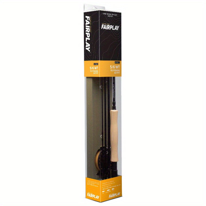 Cortland Fairplay Fly Fishing Combo Glass Rod And Reel