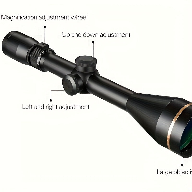 Rifle Scope With Duplex Reticle For Precise Targeting